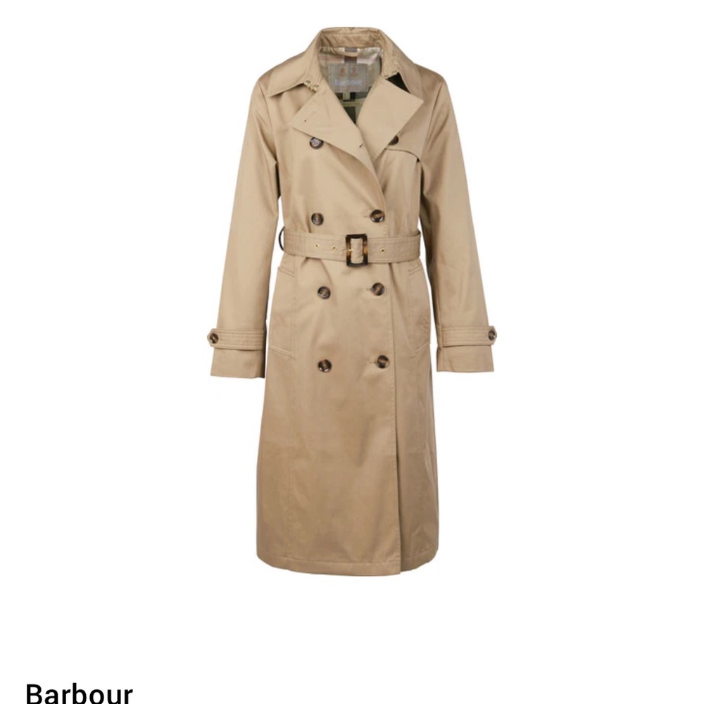 Barbour Women's Tan Trench Coat